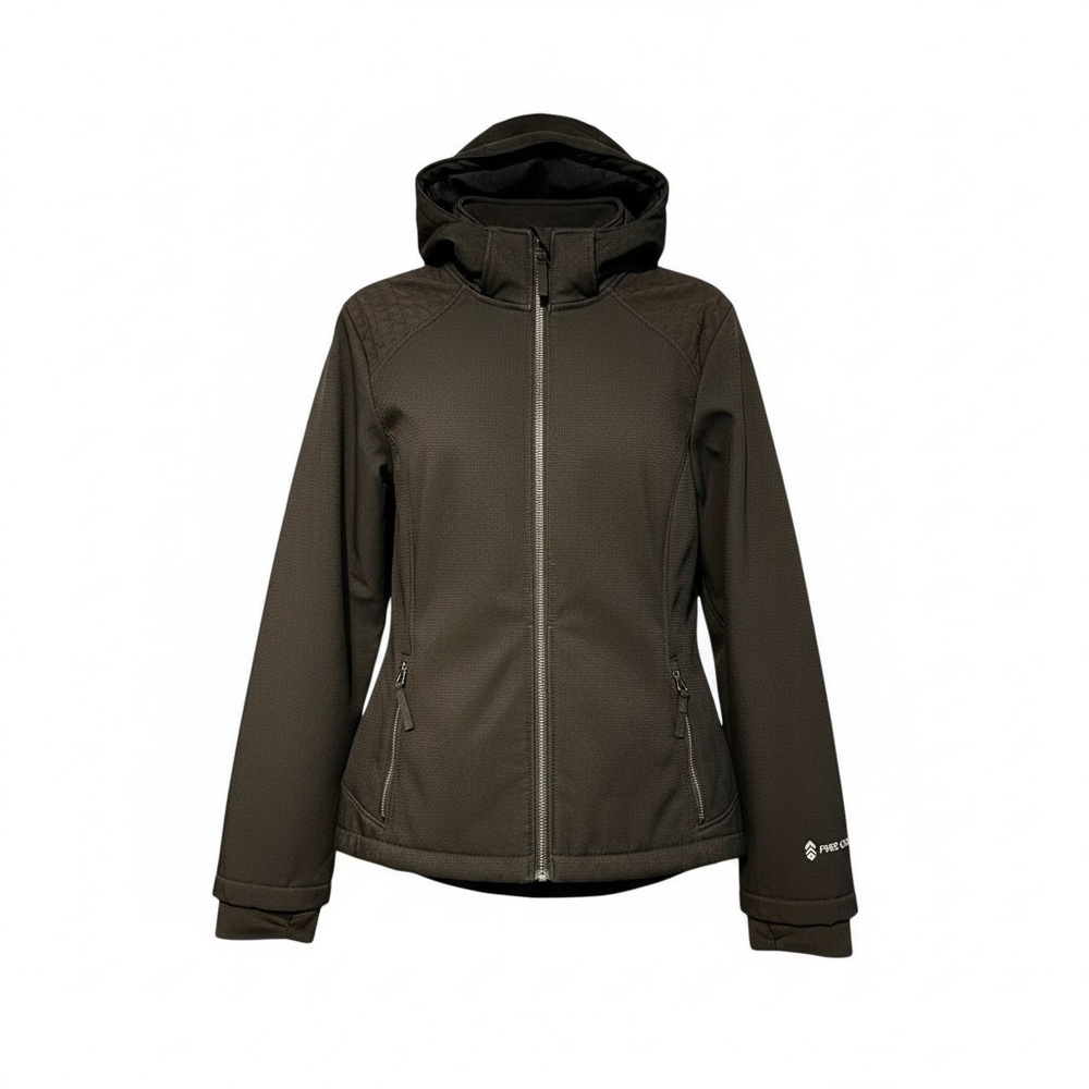 Free Country Softshell Jacket w/ Faux-Fur Lining | Black | Women’s Large